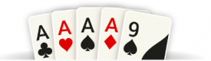 Poker--Four-of-a-Kind-(Čtveřice)