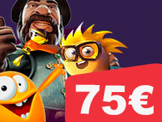 75 Eur free for online casinos and without a deposit